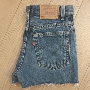 Vintage Twin NYC Levi Cutoffs